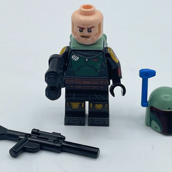 Lego Star Wars sw1158 Boba Fett Minifigure Armor, Jetpack, Blaster, Range Finder - Picture 15 of 15